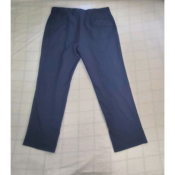 MICHAEL KORS Size 40x30 Mens Navy Blue STRETCH Business Casual Pants Slacks Ca14 - Picture 6 of 6